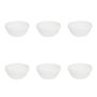 Voir la diapositive 1 : SECRET DE GOURMET Lot de 6 Coupelles en Verre  Helena  10cm Blanc