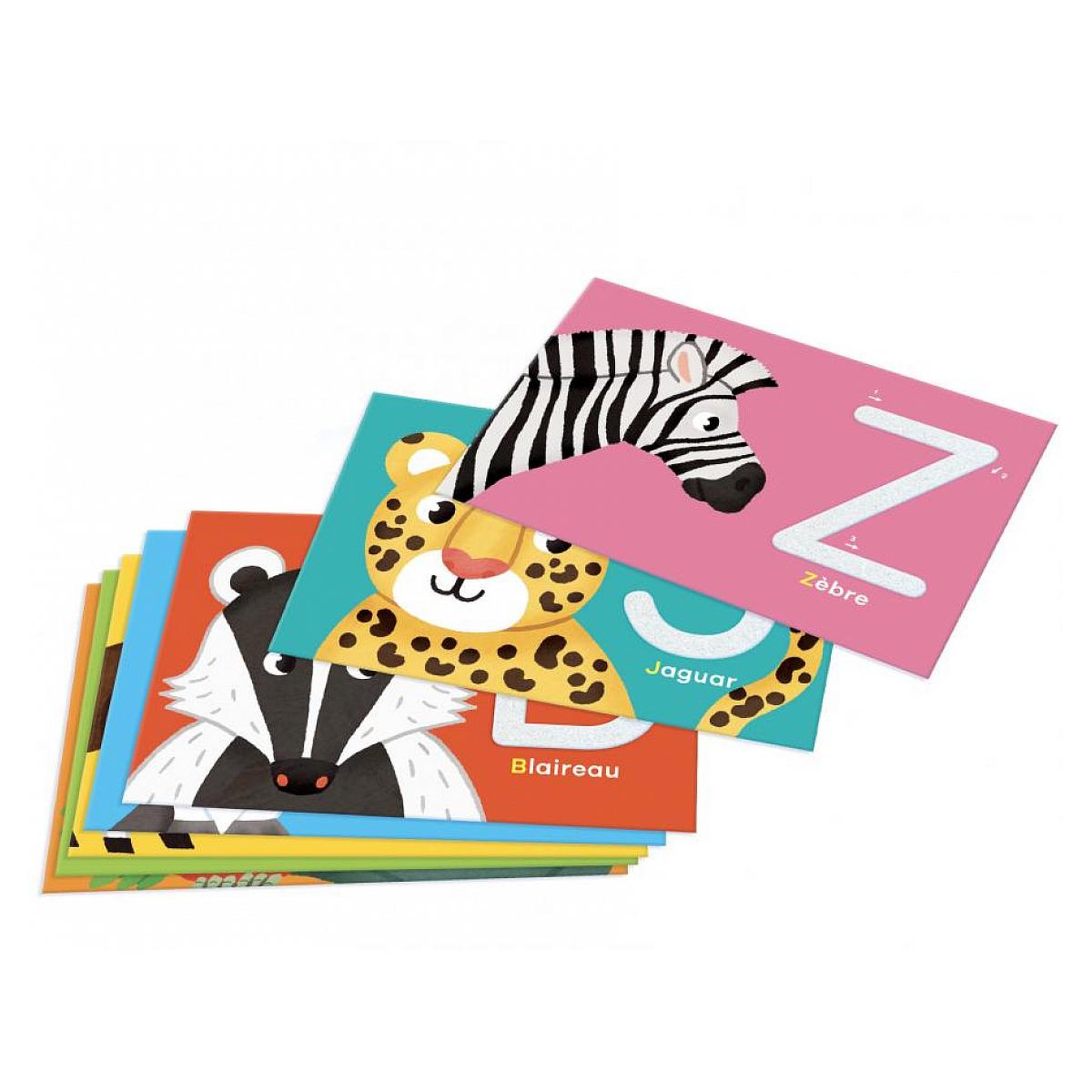 Voir la diapositive 2 : Nathan Abc a toucher - jeu d apprentissage des lettres