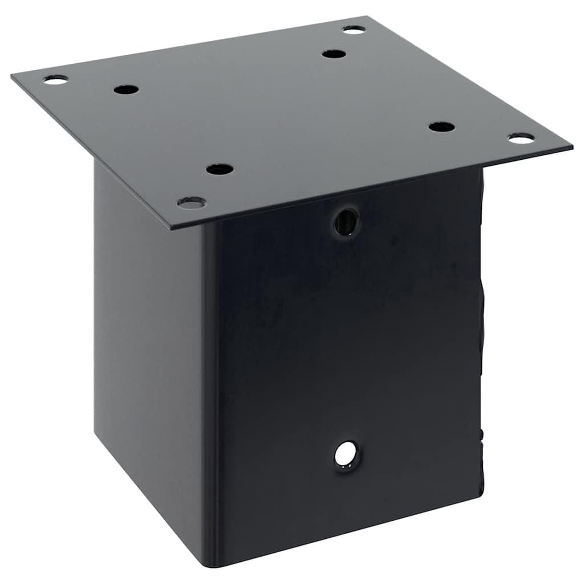 Voir la diapositive 5 : VIDAXL Bases de poteau carrees 12 pcs anthracite 121x121 mm