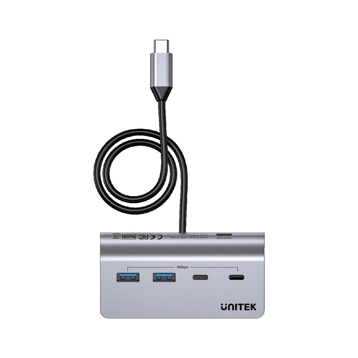 Unitek Hub USB Unitek modèle 4894160058546 Gris Espace