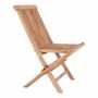Voir la diapositive 5 : HOUSE NORDIC 4 Chaises de jardin en teck TOLEDO