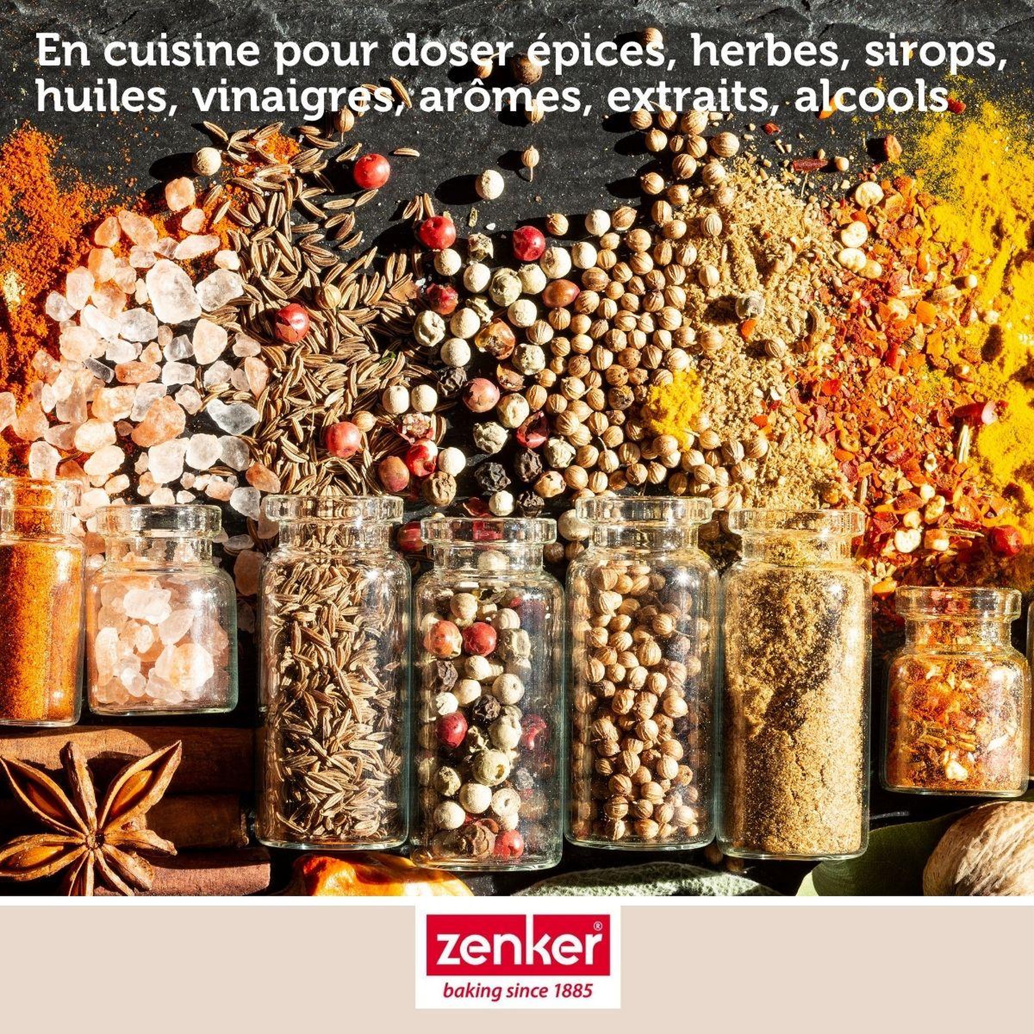 Voir la diapositive 5 : ZENKER Mini verre mesureur en verre 40 ml zenker