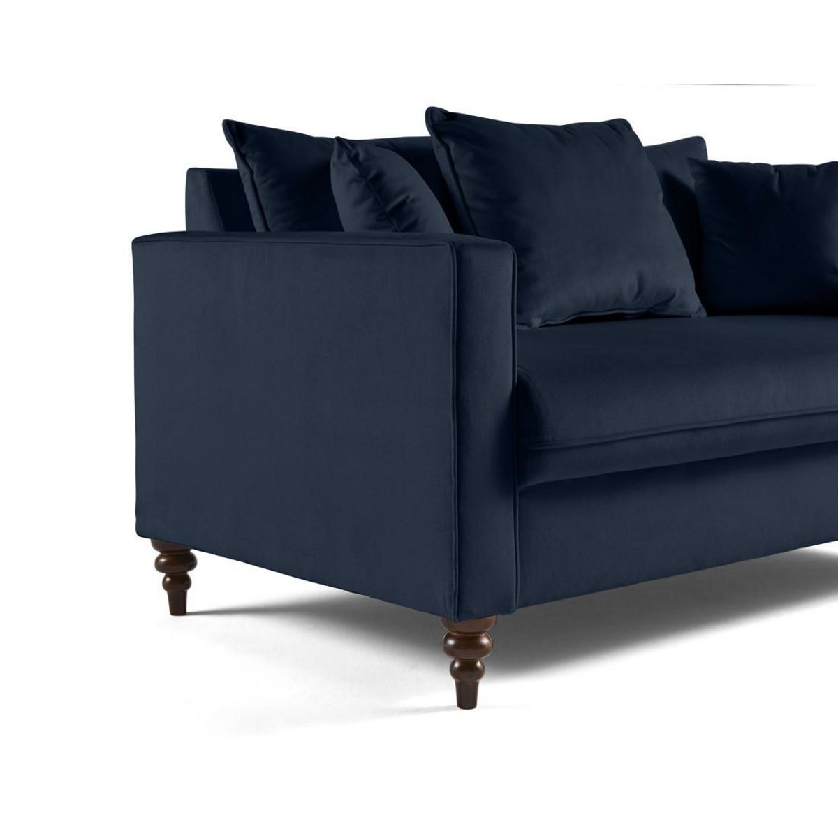 BEST MOBILIER Flamingo - canapé droit 2 places en velours