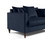 Voir la diapositive 5 : BEST MOBILIER Flamingo - canapé droit 2 places en velours