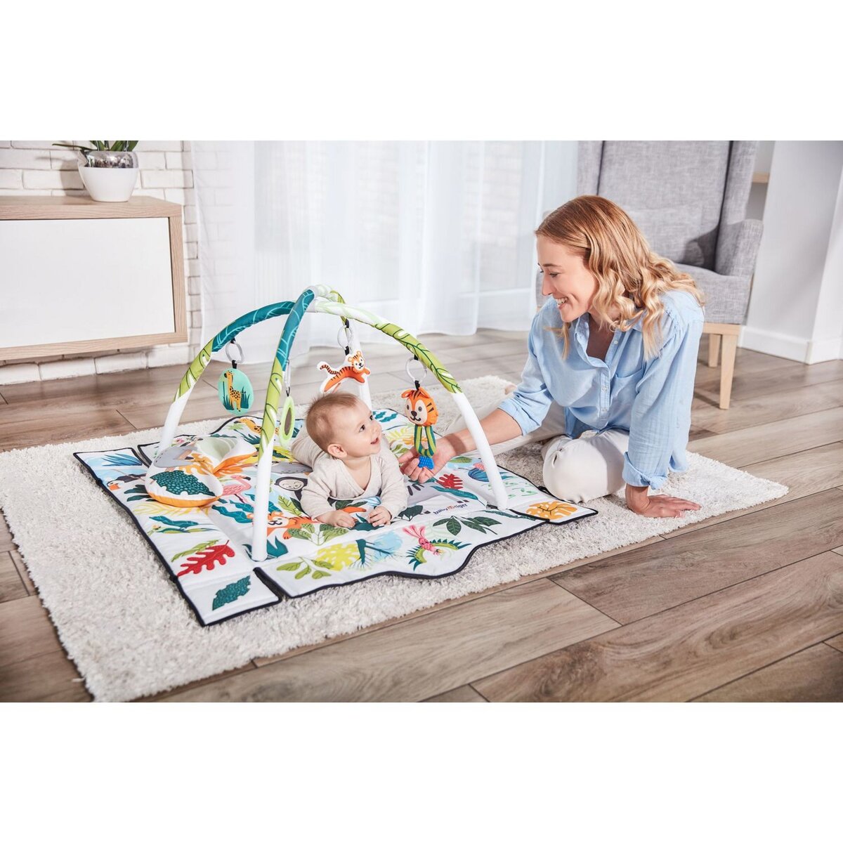 Baby Tiger Baby Tiger tapis d'éveil TROPICANA multicolore