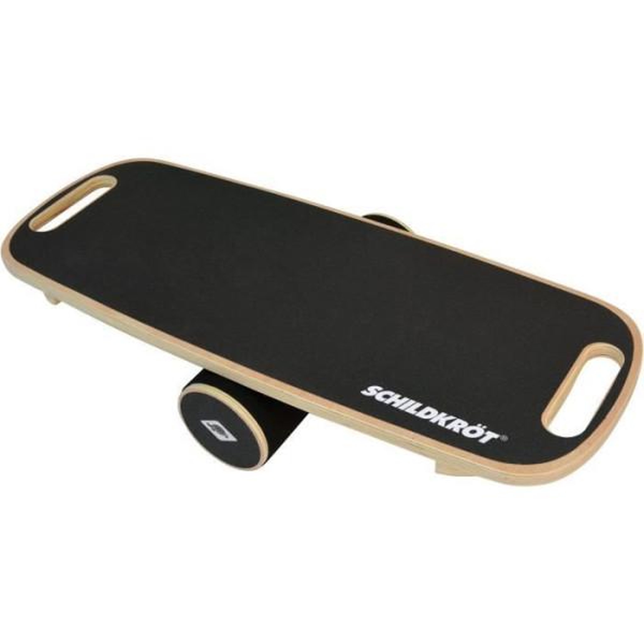 SCHILDKROT Planche d'équilibre - Fitness - SCHILDKRÖT - Antidérapant - Diametre 11 cm - 73,5 x 28 cm - WOODEN BALANCE BOARD