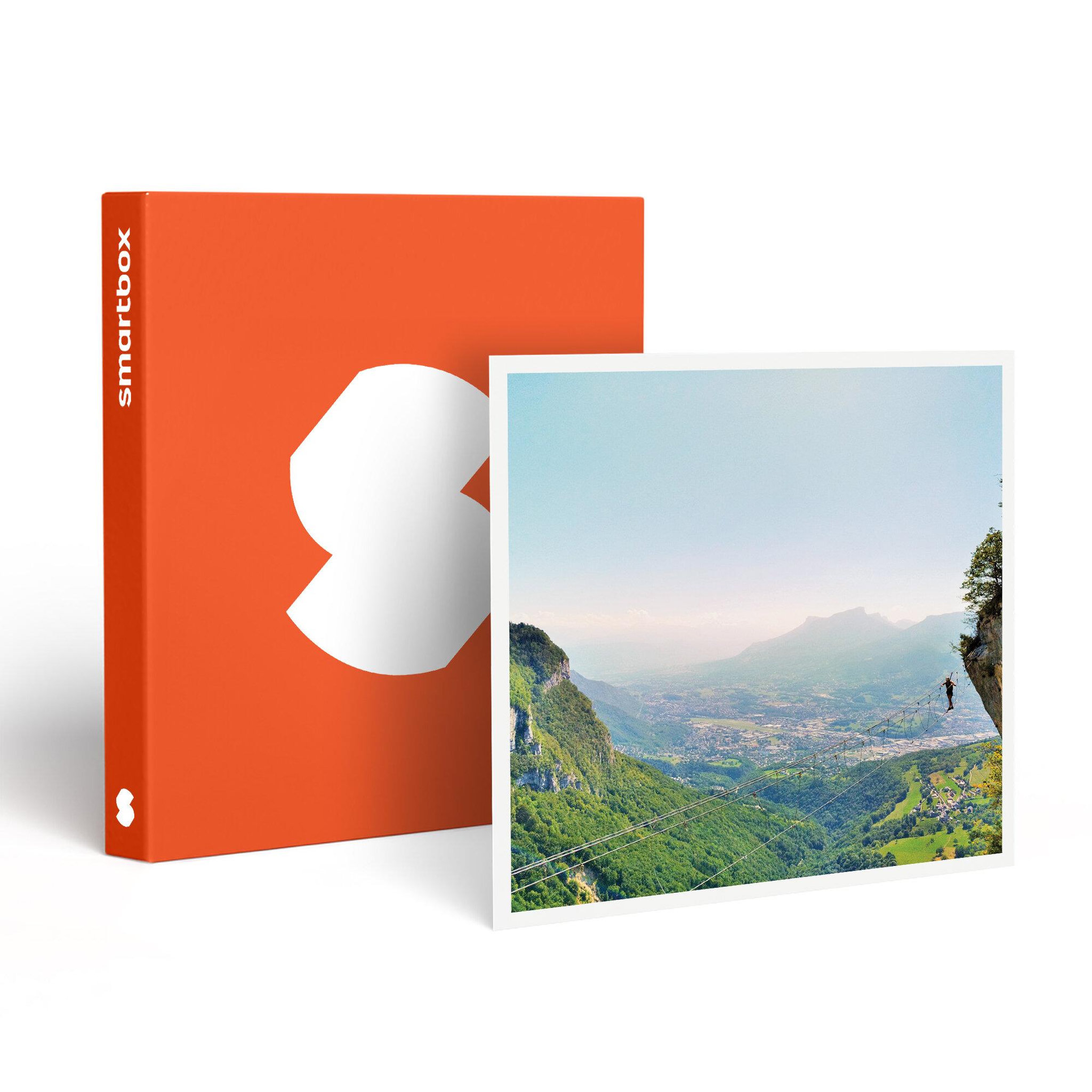 Smartbox Parcours via ferrata jules carret près de aix-les-bains pour 2 confirmés - coffret cadeau sport & aventure