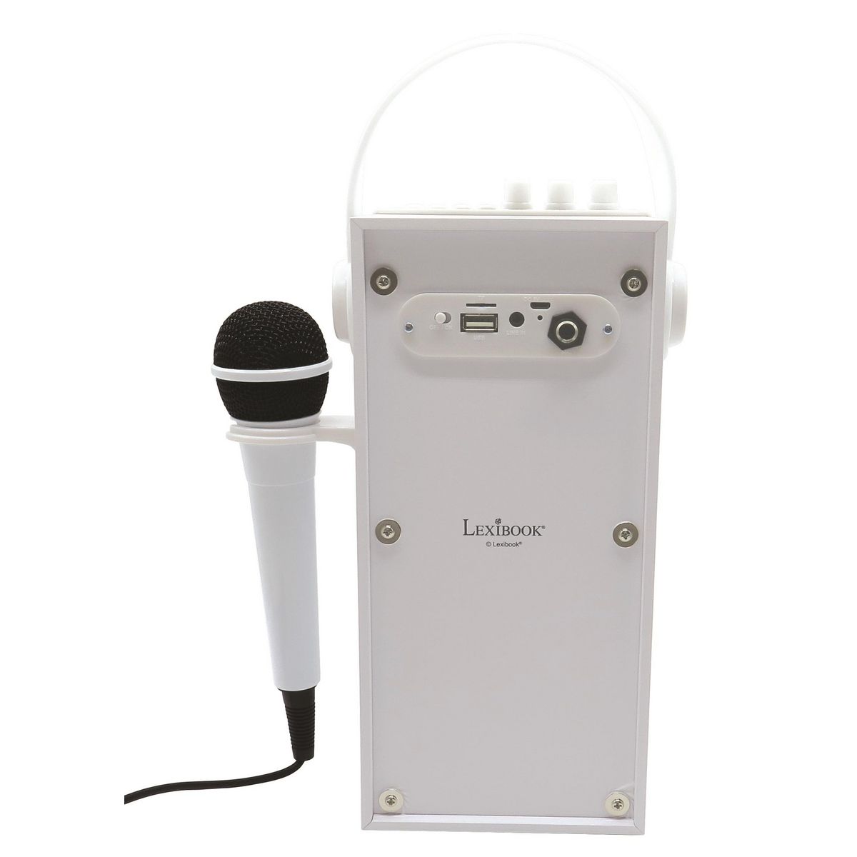 Lexibook Enceinte Bluetooth portable avec micro et effets lumineux iParty