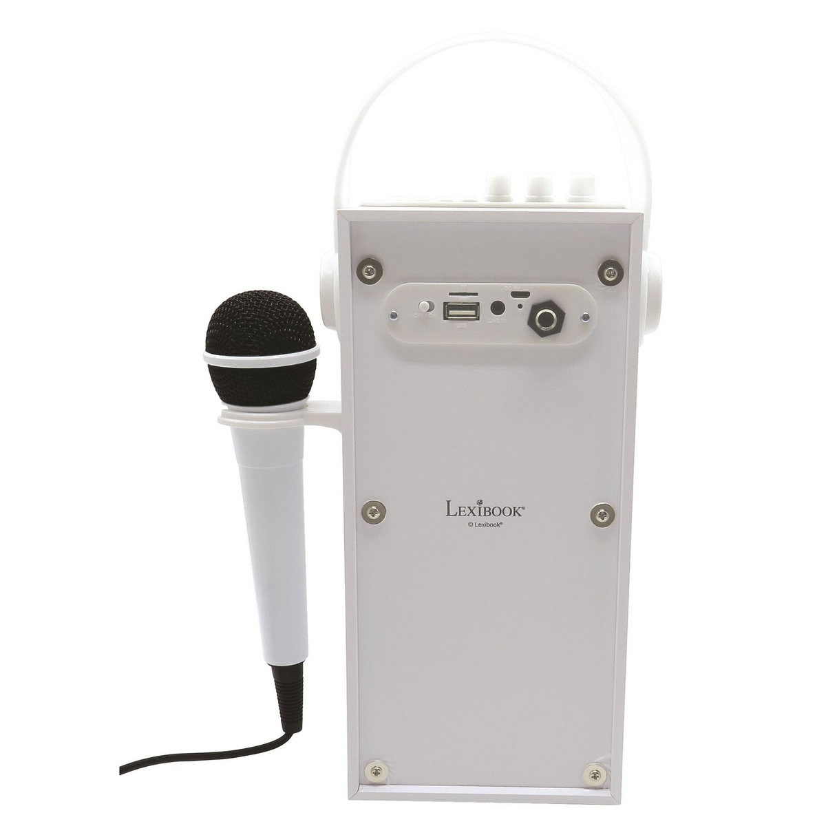 Lexibook Enceinte Bluetooth portable avec micro et effets lumineux iParty