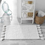 Voir la diapositive 3 : Paris Prix Tapis de Salle de Bain  Minatis  50x80cm Blanc