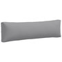 Voir la diapositive 5 : VIDAXL Coussins de palette lot de 2 gris tissu