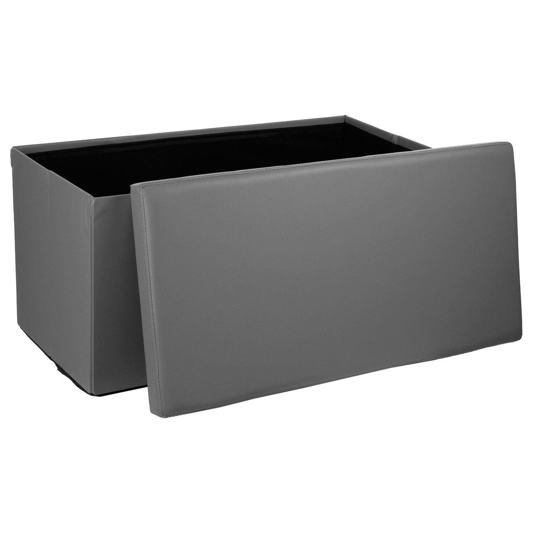 Voir la diapositive 2 : ATMOSPHERA Banquette coffre pliable Loft - L. 76 x H. 37,5 cm