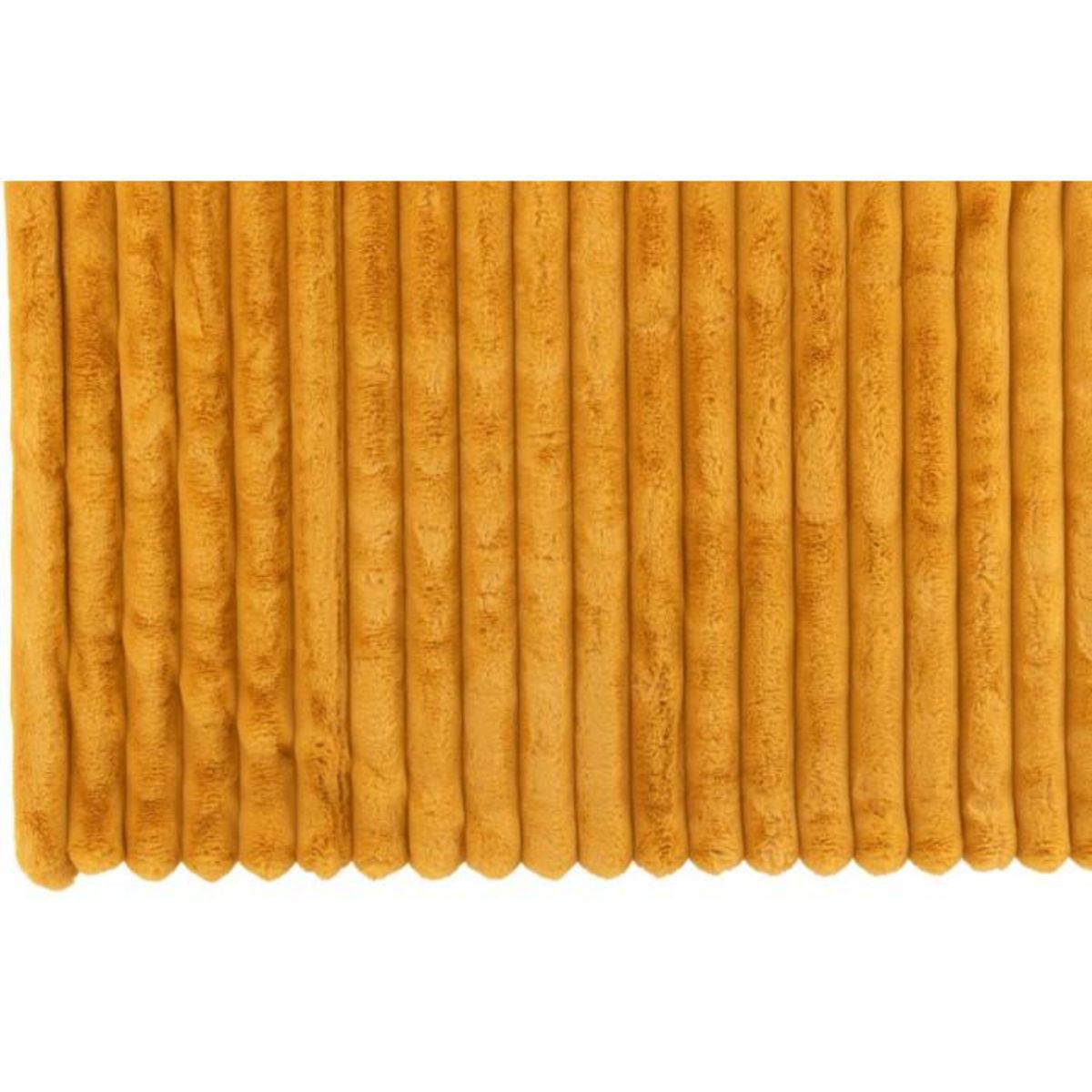 Paris Prix Plaid Design Uni  Corduroy  130x180cm Ocre Clair