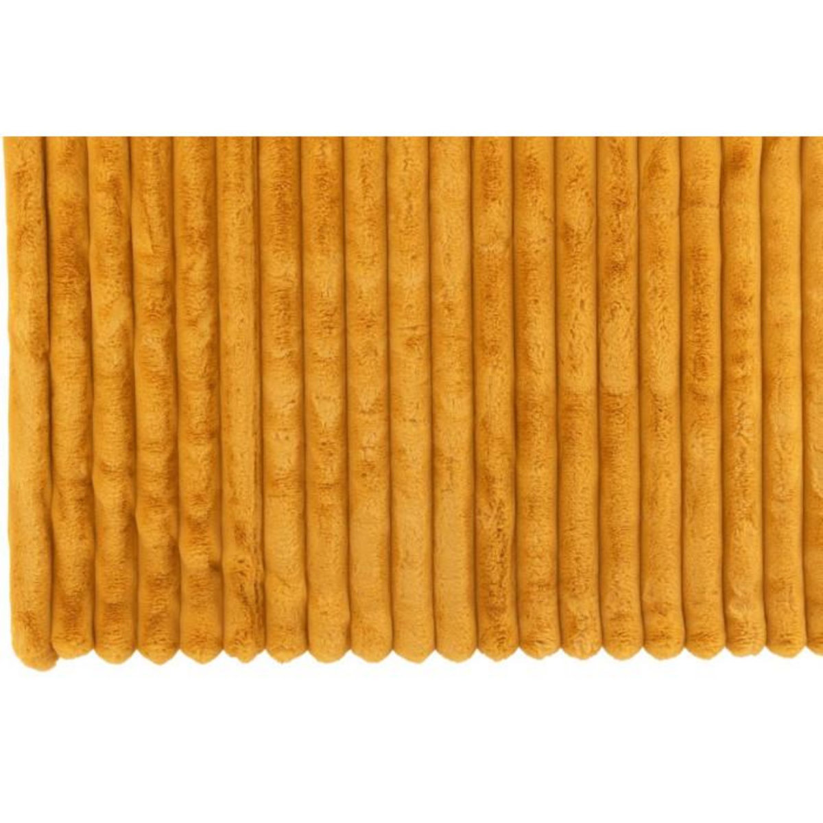 Paris Prix Plaid Design Uni  Corduroy  130x180cm Ocre Clair