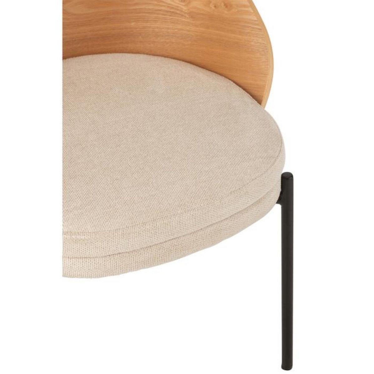 Paris Prix Chaise Design  Lone  74cm Naturel & Beige