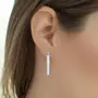 SC CRYSTAL Boucles d'oreilles SC Crystal ornées de Cristaux scintillants