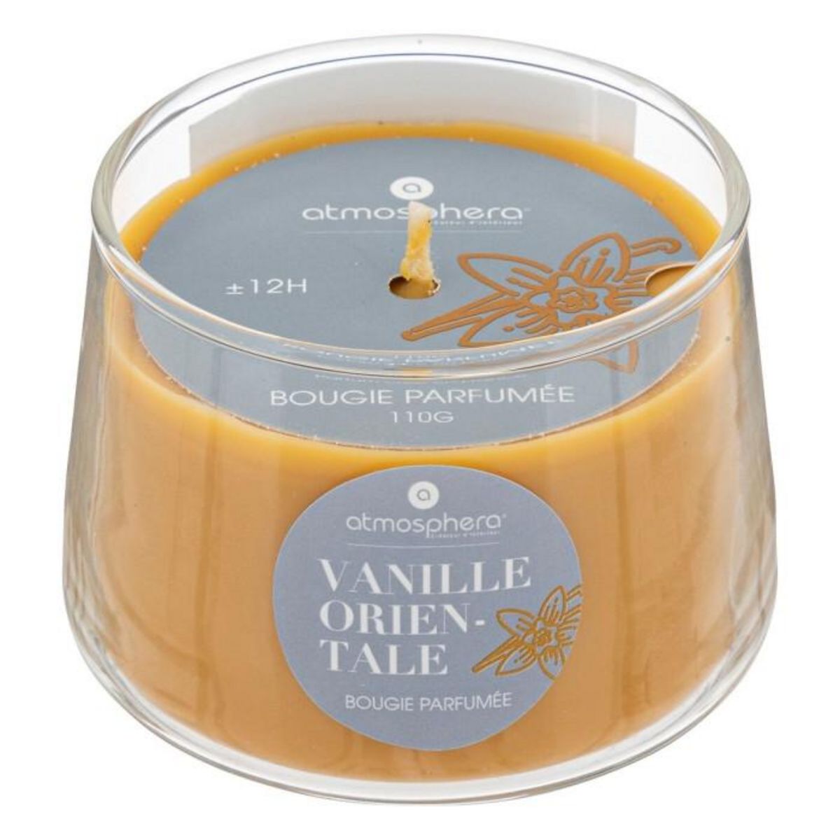 ATMOSPHERA Bougie Parfumée en Verre  Izor  110g Vanille