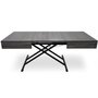 Voir la diapositive 3 : Paris Prix Table Basse Relevable  Lift  120-190cm Gris
