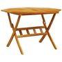 Voir la diapositive 3 : VIDAXL Ensemble a manger de jardin pliable 5 pcs bois massif d'acacia