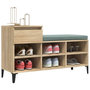 Voir la diapositive 4 : VIDAXL Armoire a chaussures Chene sonoma 102x36x60cm Bois d'ingenierie