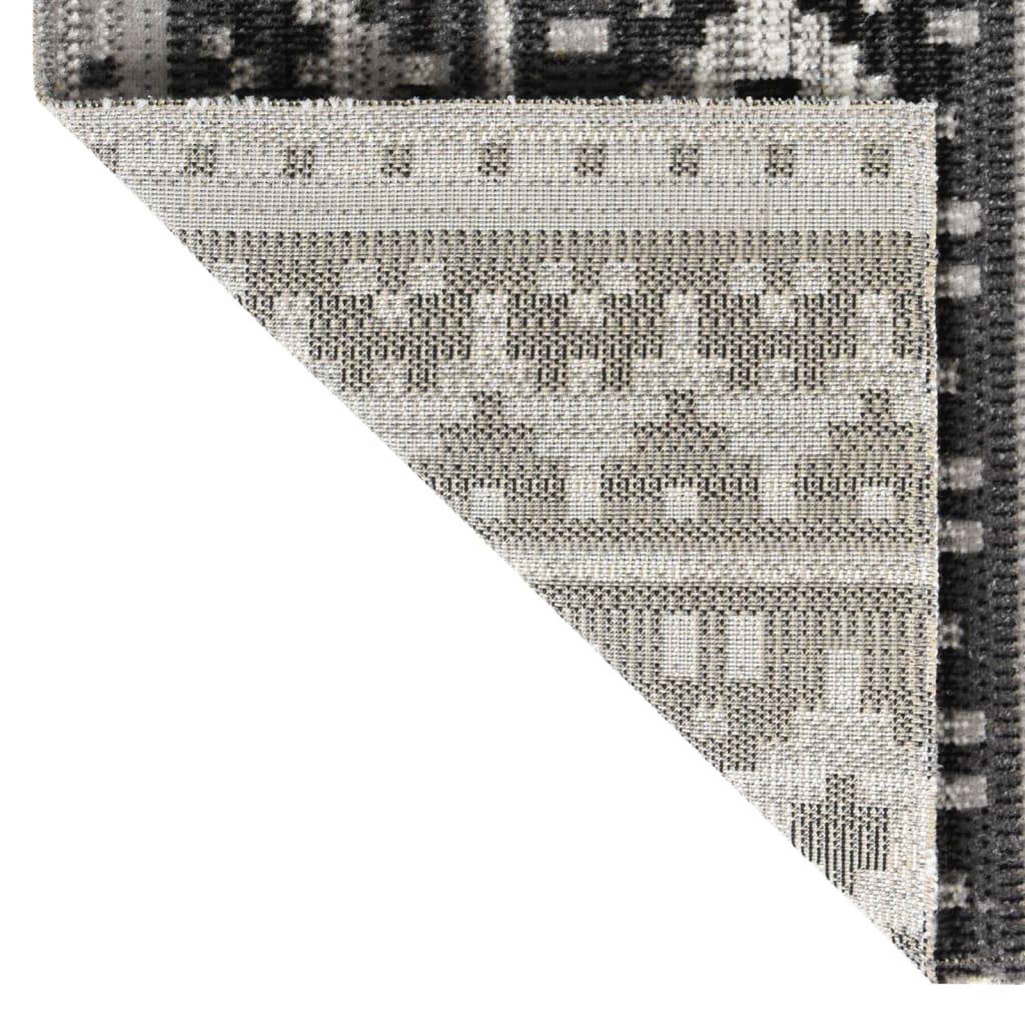Voir la diapositive 3 : VIDAXL Tapis a tissage plat d'exterieur 115x170 cm Gris fonce