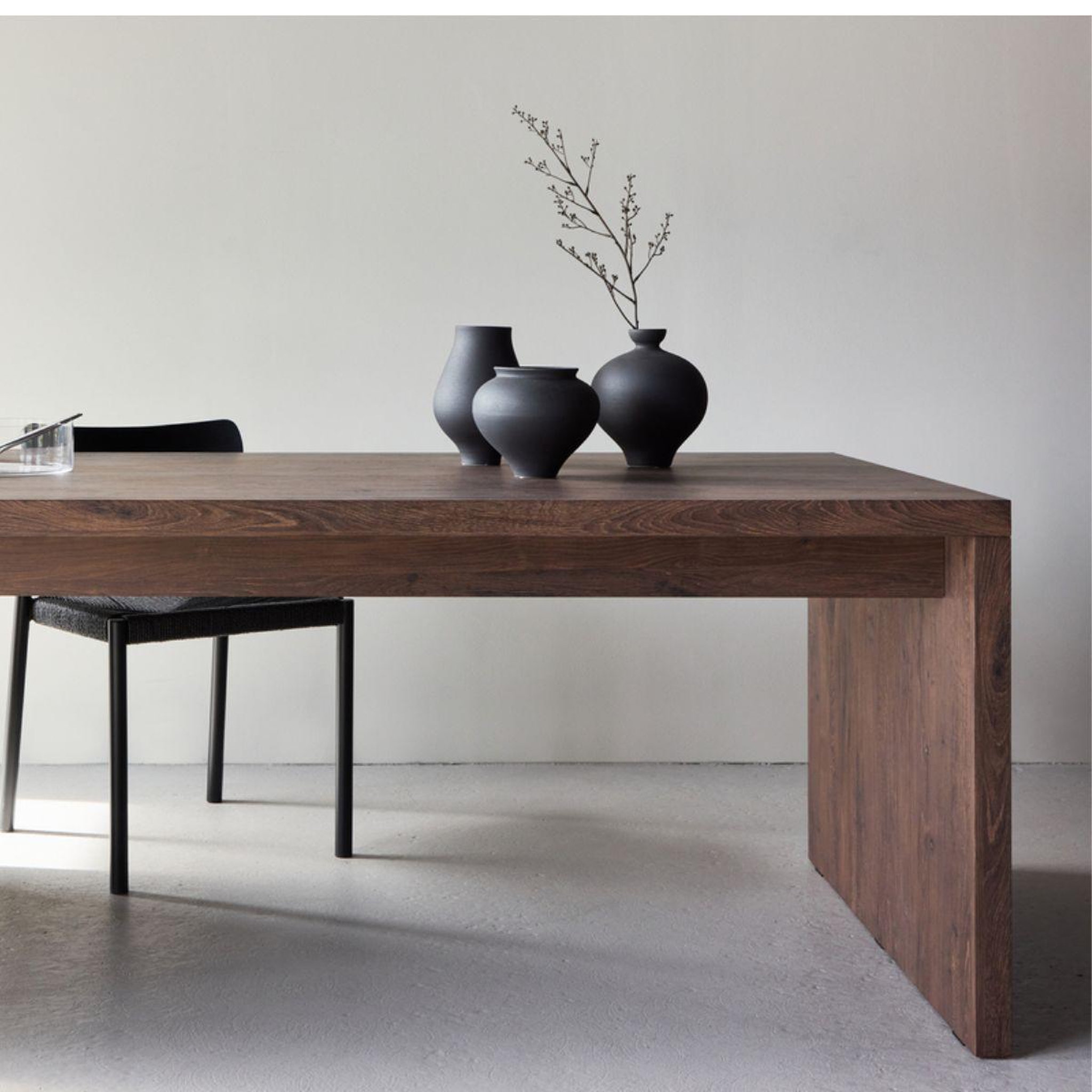Voir la diapositive 5 : Paris Prix Table à manger design  evone  200cm marron