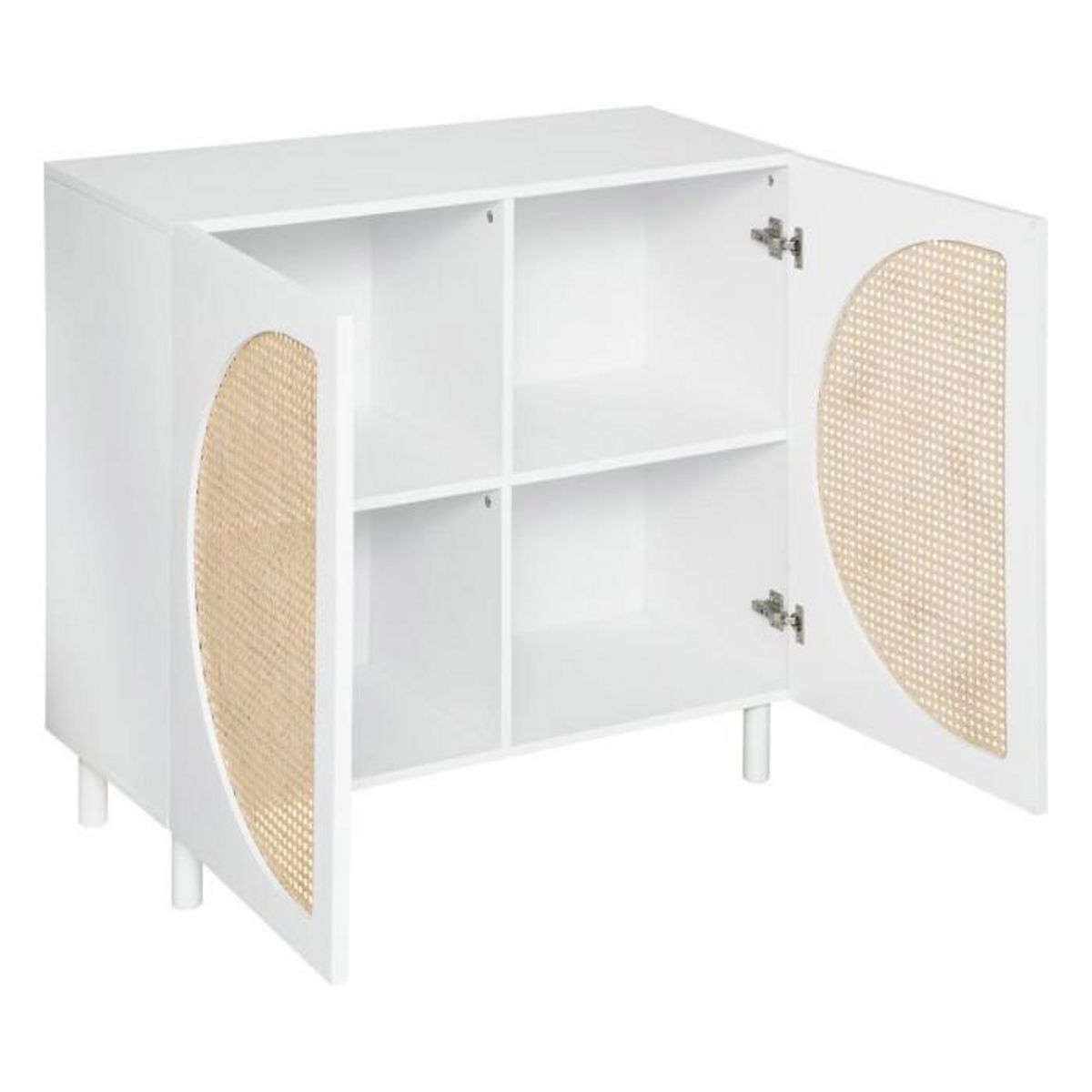 ATMOSPHERA Buffet 2 Portes  Cabras  94cm Blanc