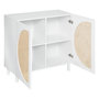 Voir la diapositive 2 : ATMOSPHERA Buffet 2 Portes  Cabras  94cm Blanc