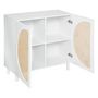 Voir la diapositive 2 : ATMOSPHERA Buffet 2 Portes  Cabras  94cm Blanc