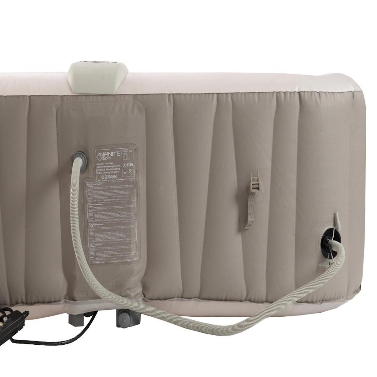 INFINITE SPA Spa gonflable Elite carré Bulles 2 places + Accessoires offerts - Infinite Spa