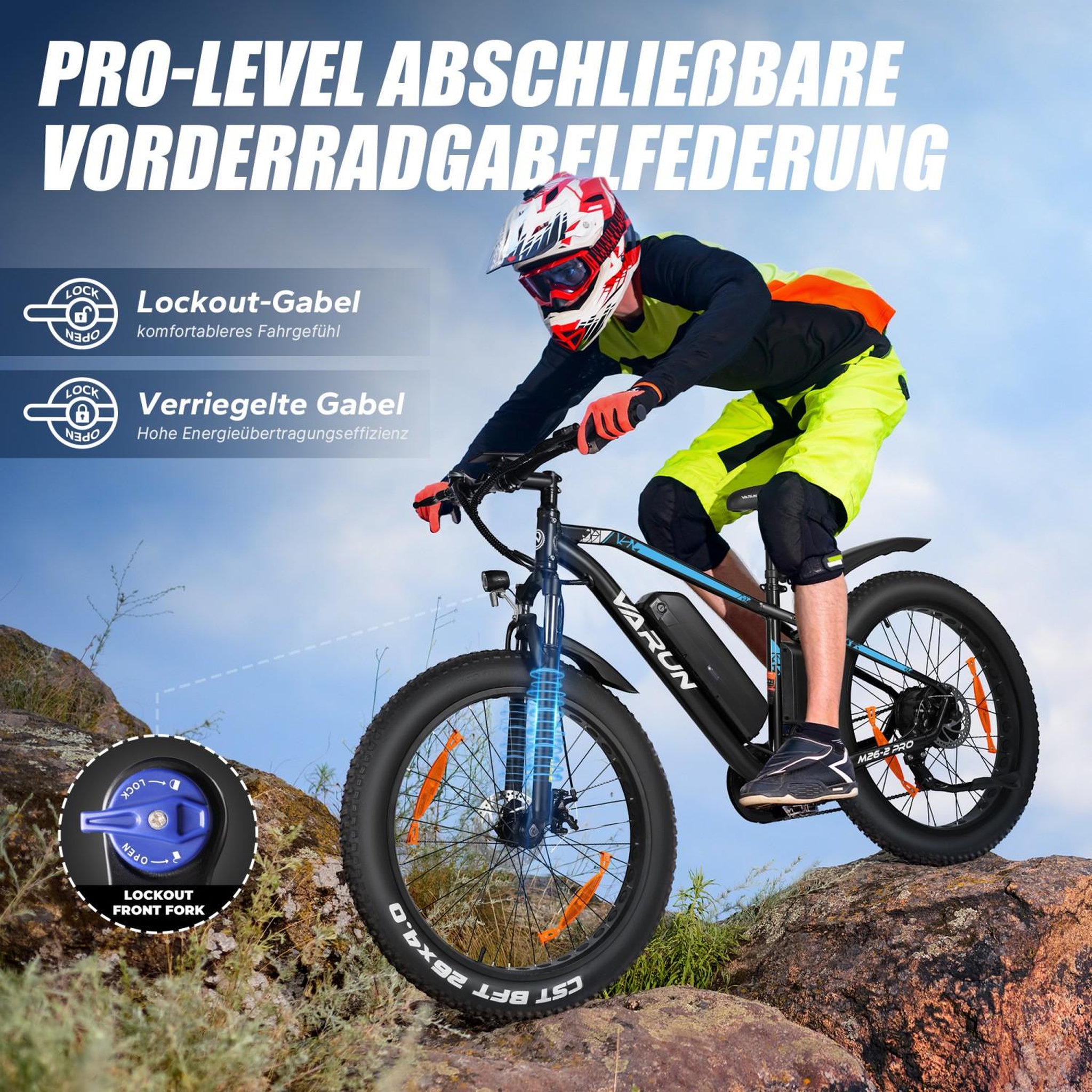 Voir la diapositive 4 : VARUN Vélo électrique varun m26-2 pro