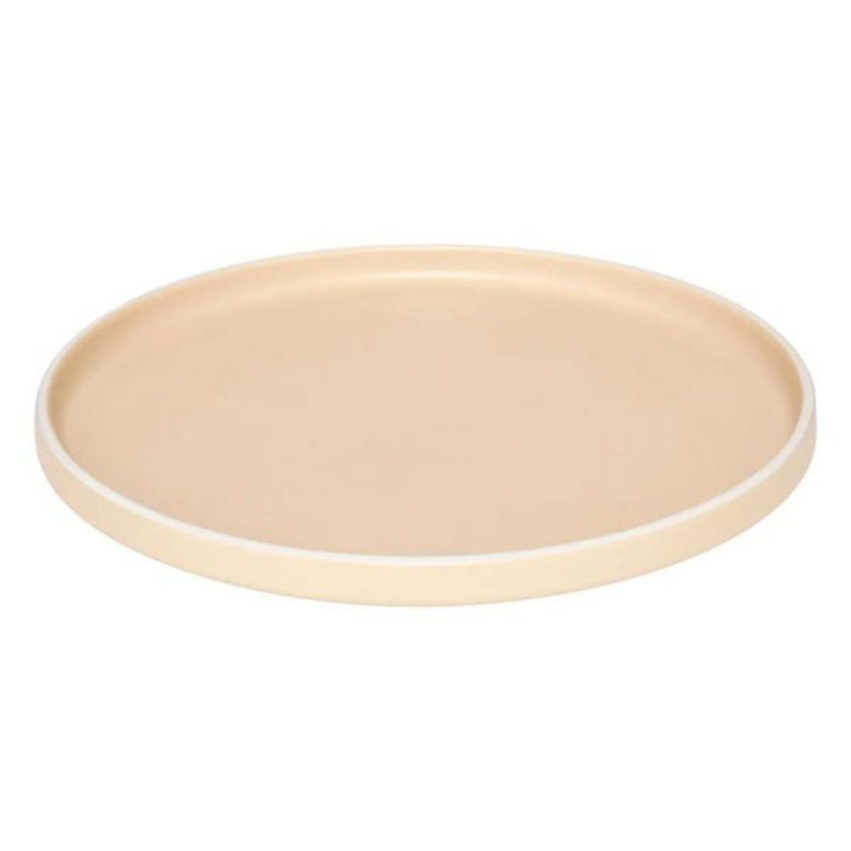 SECRET DE GOURMET Lot de 6 Assiettes Plates  Alix  26cm Beige