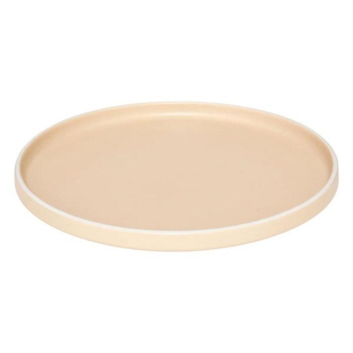 SECRET DE GOURMET Lot de 6 Assiettes Plates  Alix  26cm Beige