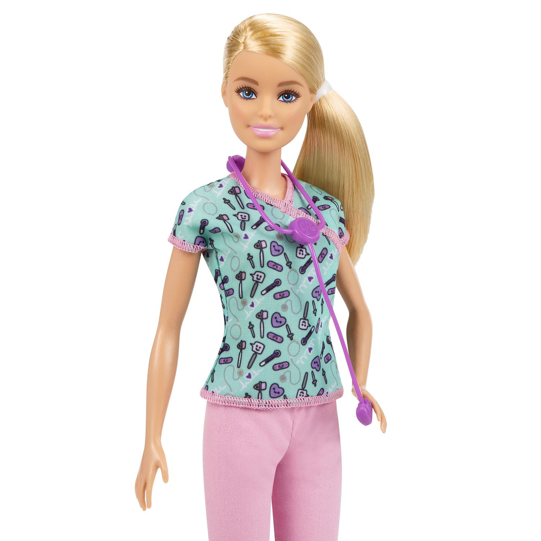 Voir la diapositive 2 : BARBIE Poupée Barbie Métiers Infirmière