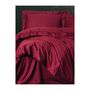 Voir la diapositive 4 : GENERIQUE Parure de lit - 129CTF24607 - 1 housse de couette 220 x 240 cm + 2 taies d'oreiller 60 x 60 cm - Satiné 100% coton - Rouge