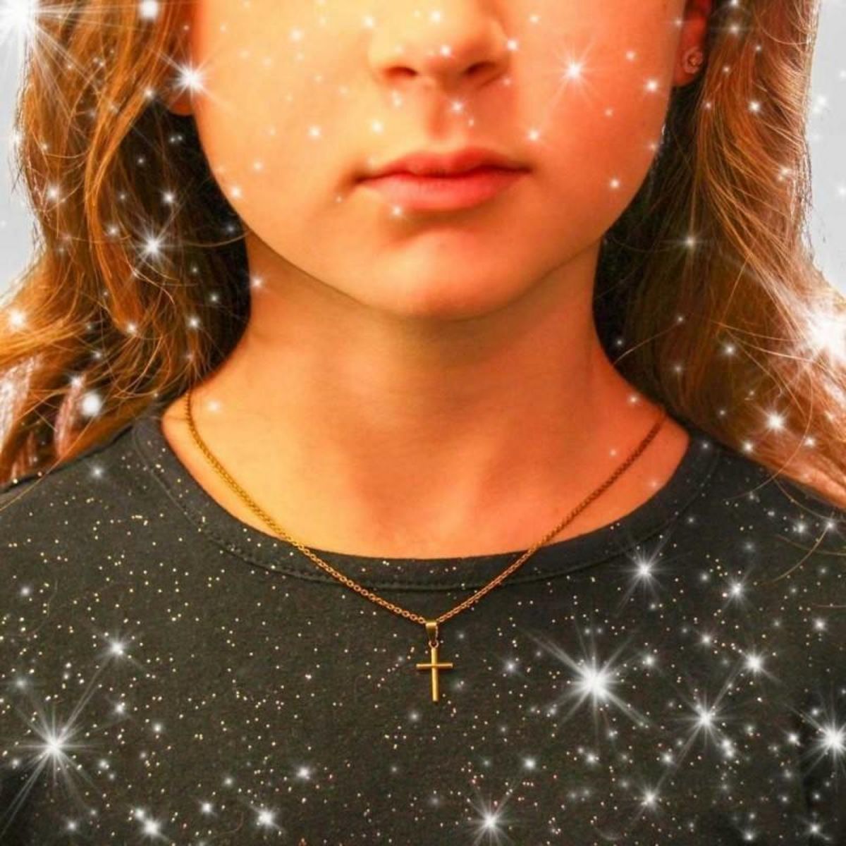 L'ATELIER D'AZUR Collier - Médaille Croix Or 18 Carats 750/000 Jaune - Chaine Dorée