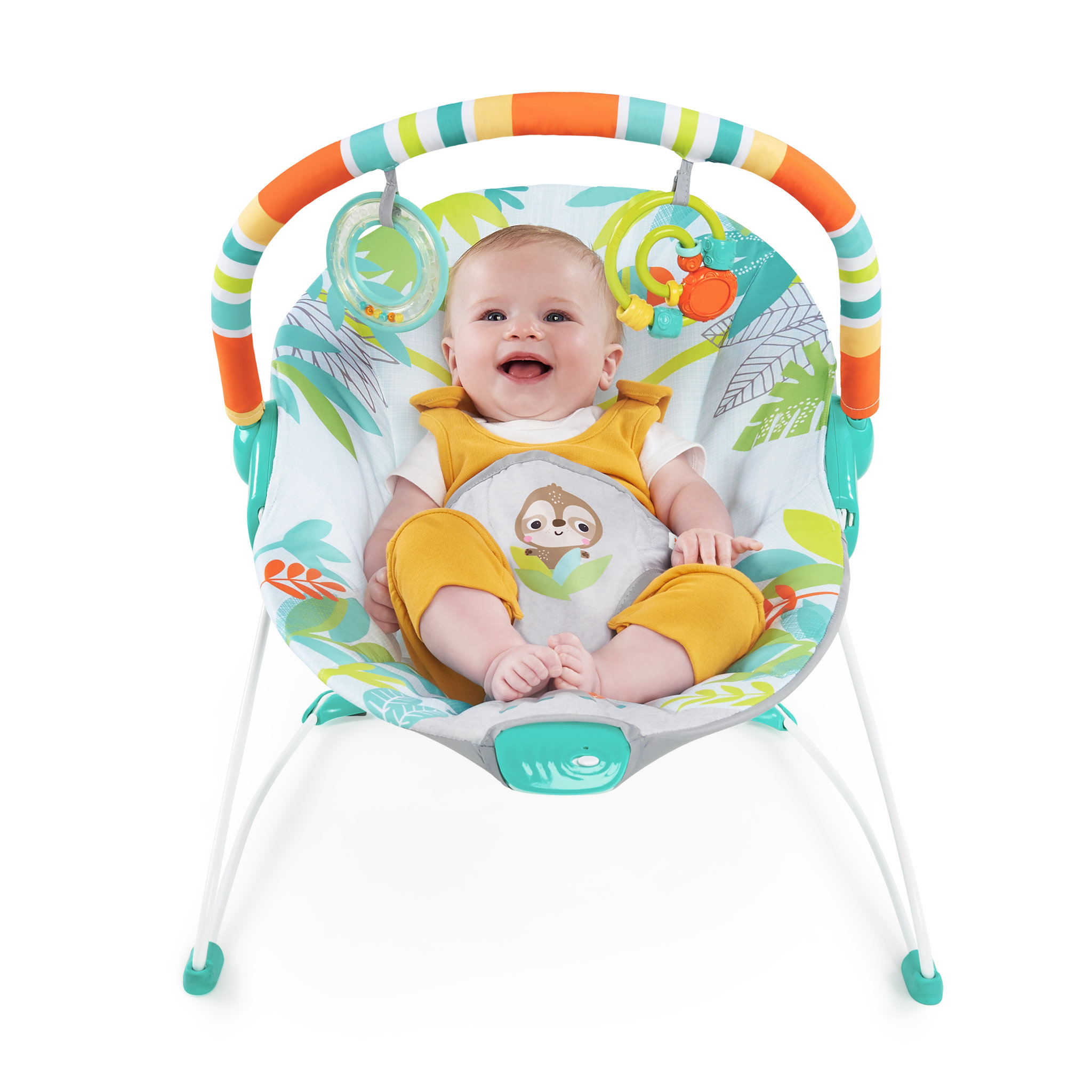 Voir la diapositive 4 : Bright Starts Transat bébé vibrant Rainforest Vibes