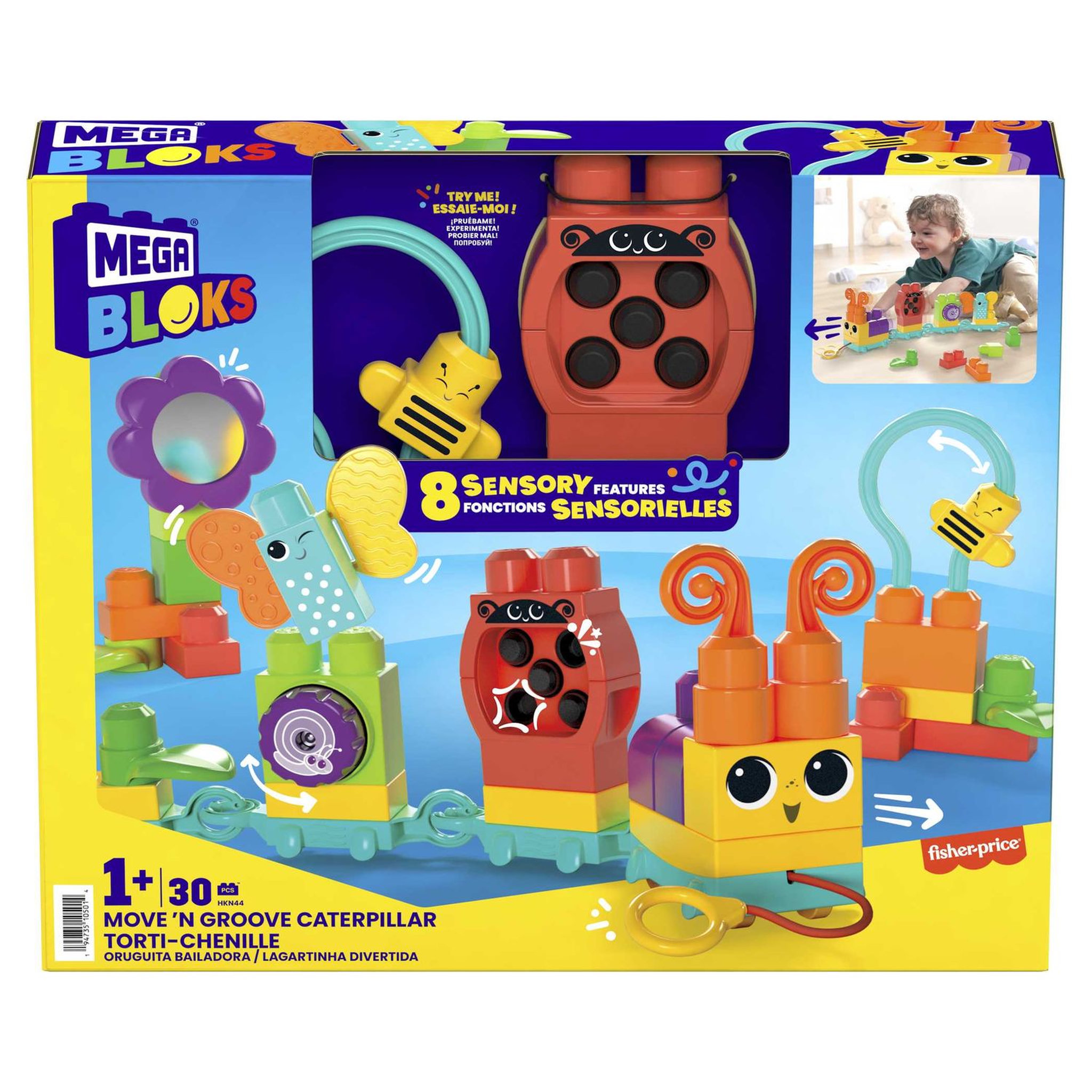 MATTEL Chenille des sens à construire