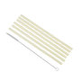 Voir la diapositive 1 : Paris Prix Lot de 6 Pailles & Brosse  Réutilisables  23cm Jaune