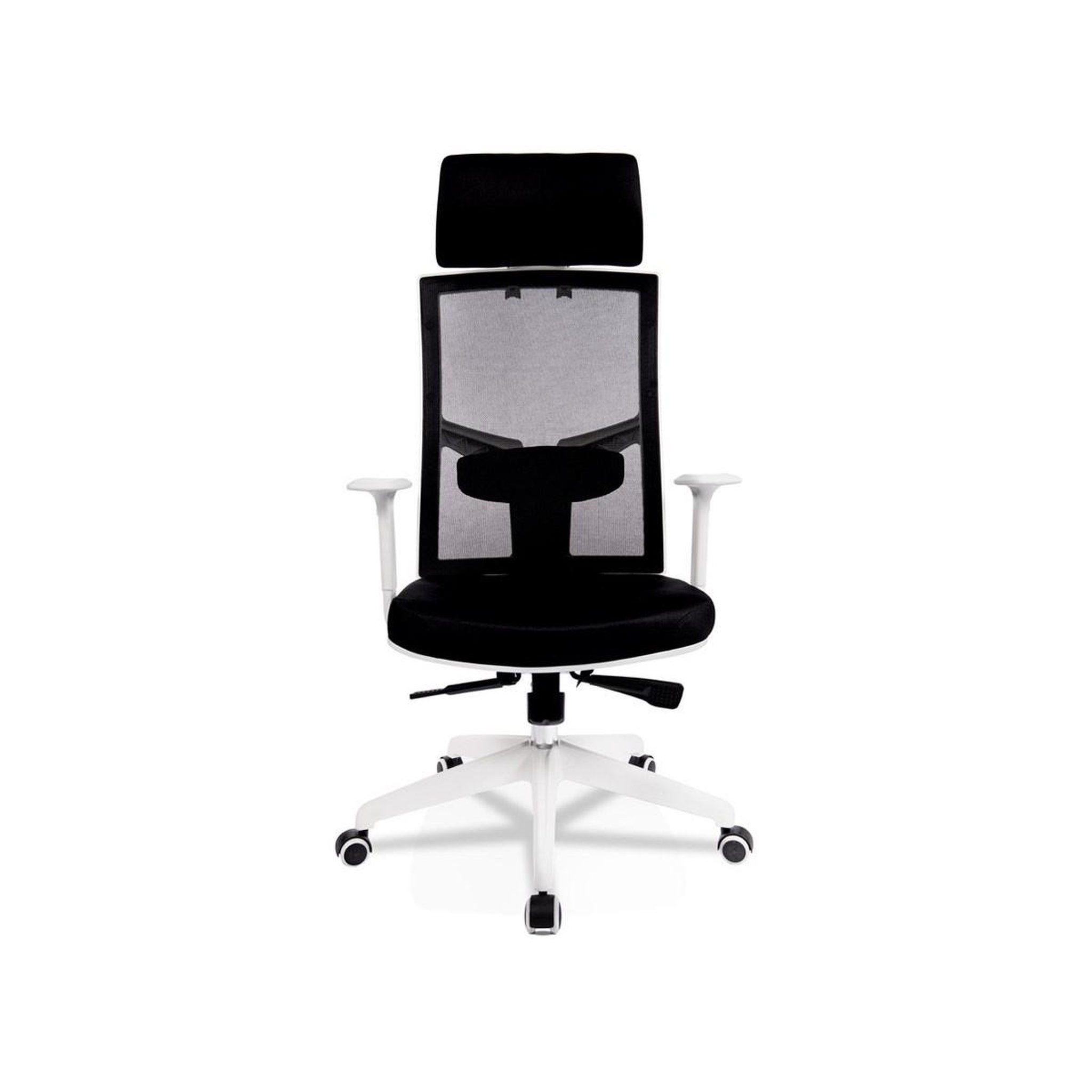 Voir la diapositive 2 : Paris Prix Fauteuil de Bureau Design  Luky  119cm Noir & Blanc