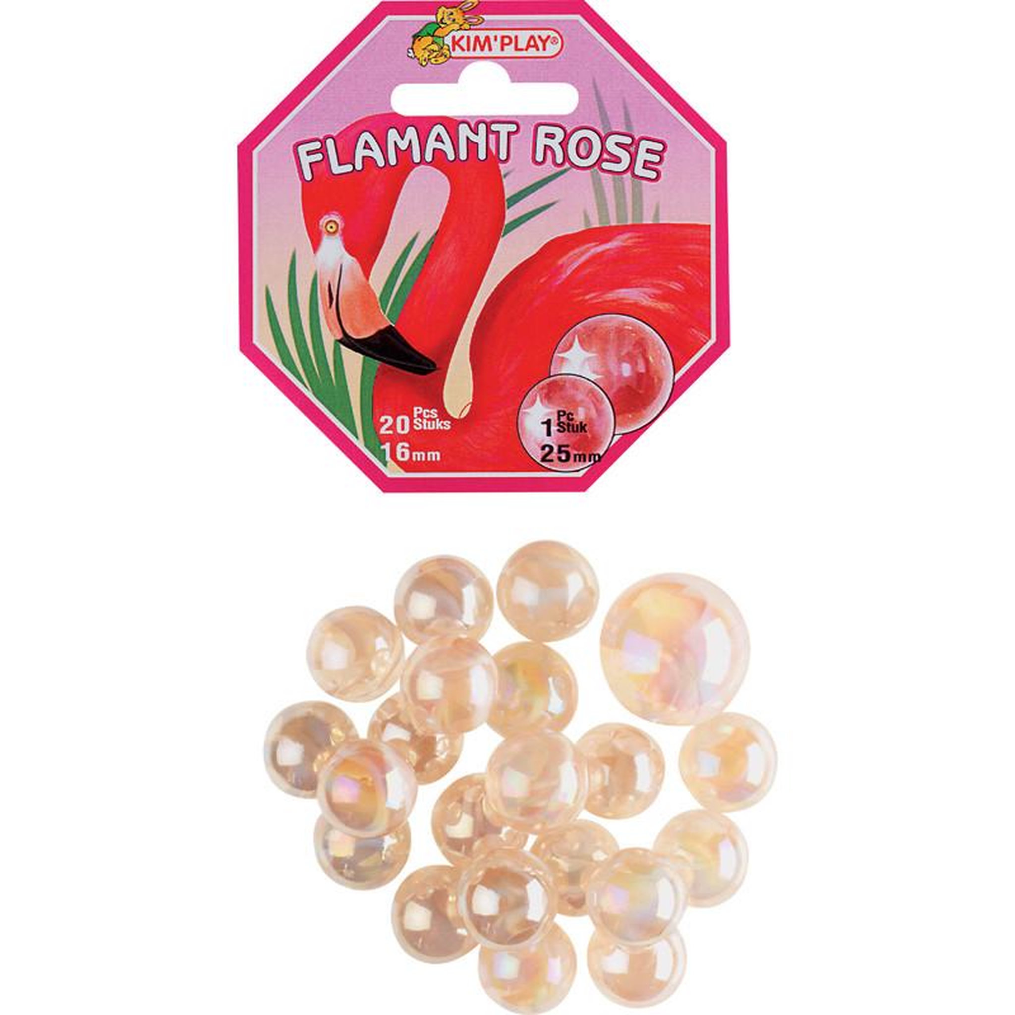 Kim Play 20 BILLES+1 CALOT FLAMANT ROSE KIM PLAY COU500841