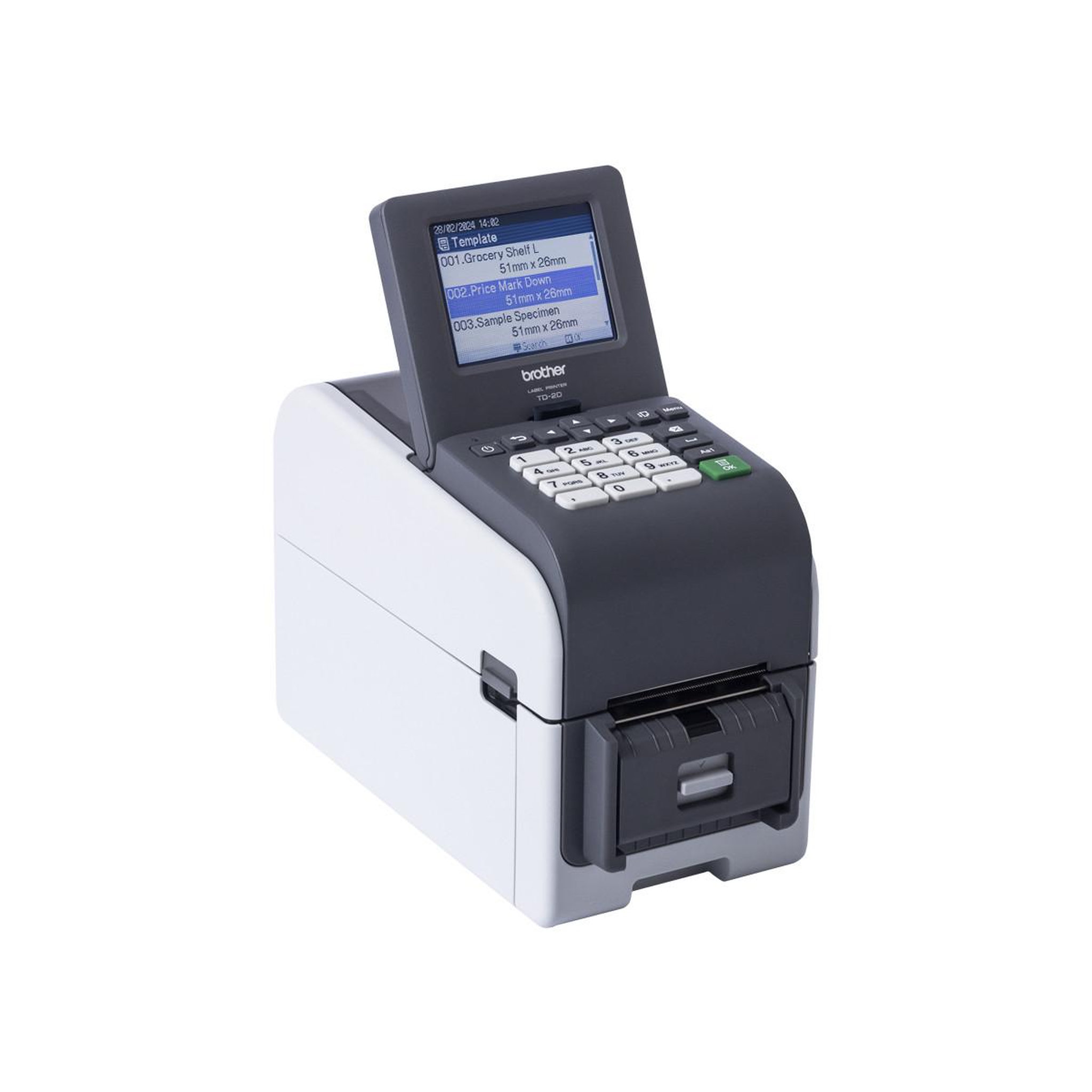 Voir la diapositive 3 : Brother Brother TD-2350DSA203 - imprimante d'étiquettes de bureau sans fil Bluetooth 2 pouces
