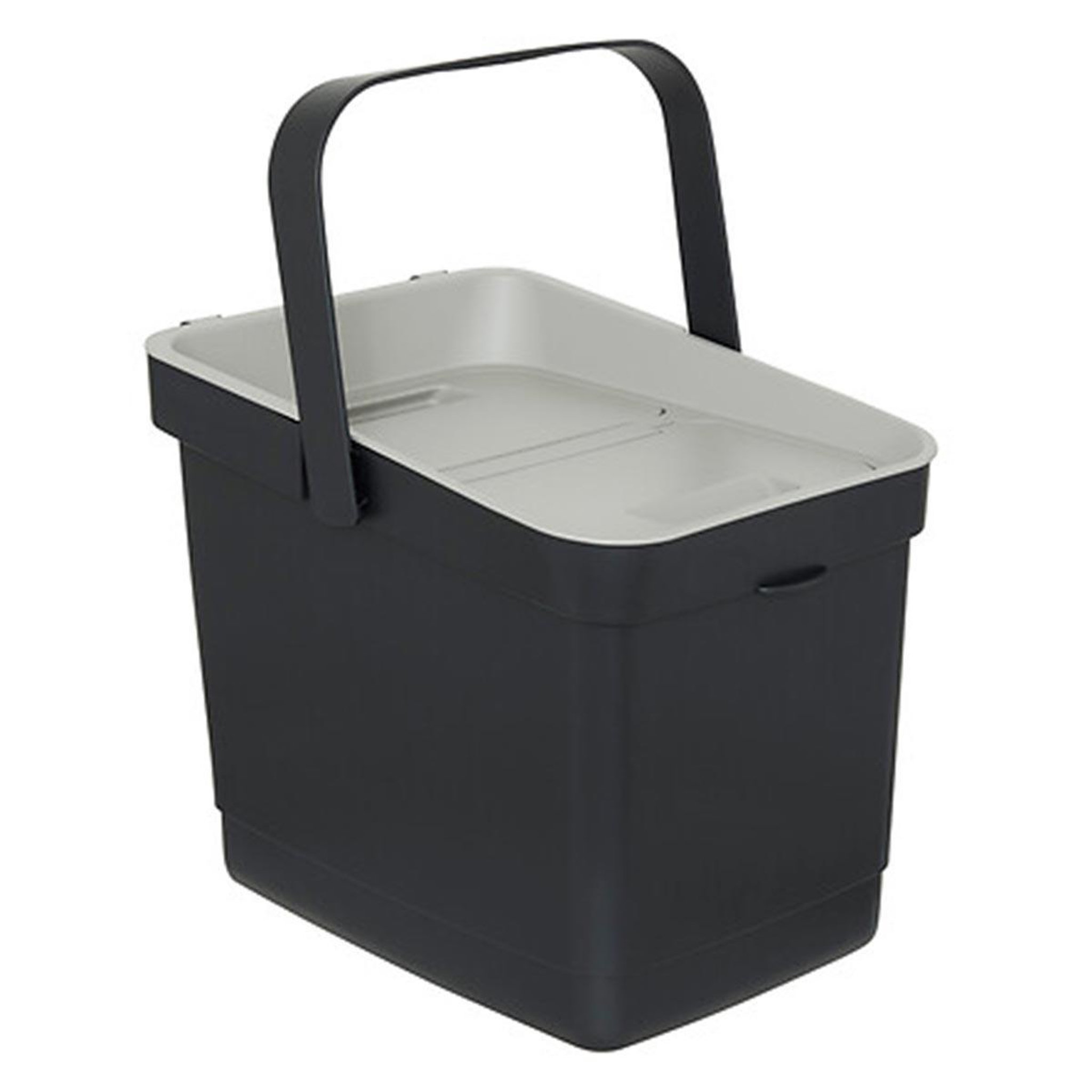 FIVE Poubelle double compartiment  flex  20,5l noir