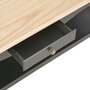 VIDAXL Table basse Noir 110 x 60 x 40 cm MDF