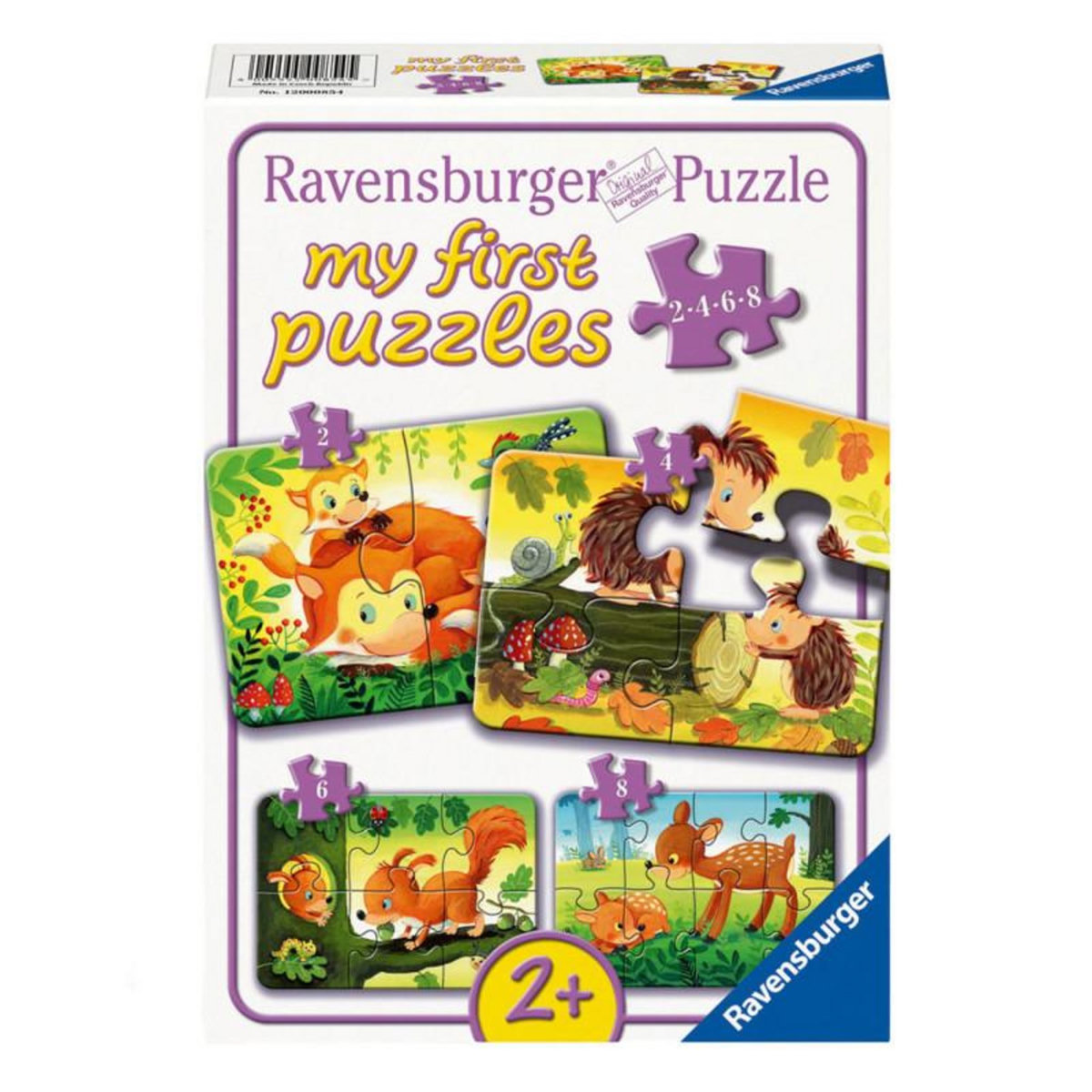 RAVENSBURGER Ravensburger - Jigsaw puzzle Small Animal Families, 4in1 120008545