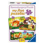 Voir la diapositive 1 : RAVENSBURGER Ravensburger - Jigsaw puzzle Small Animal Families, 4in1 120008545