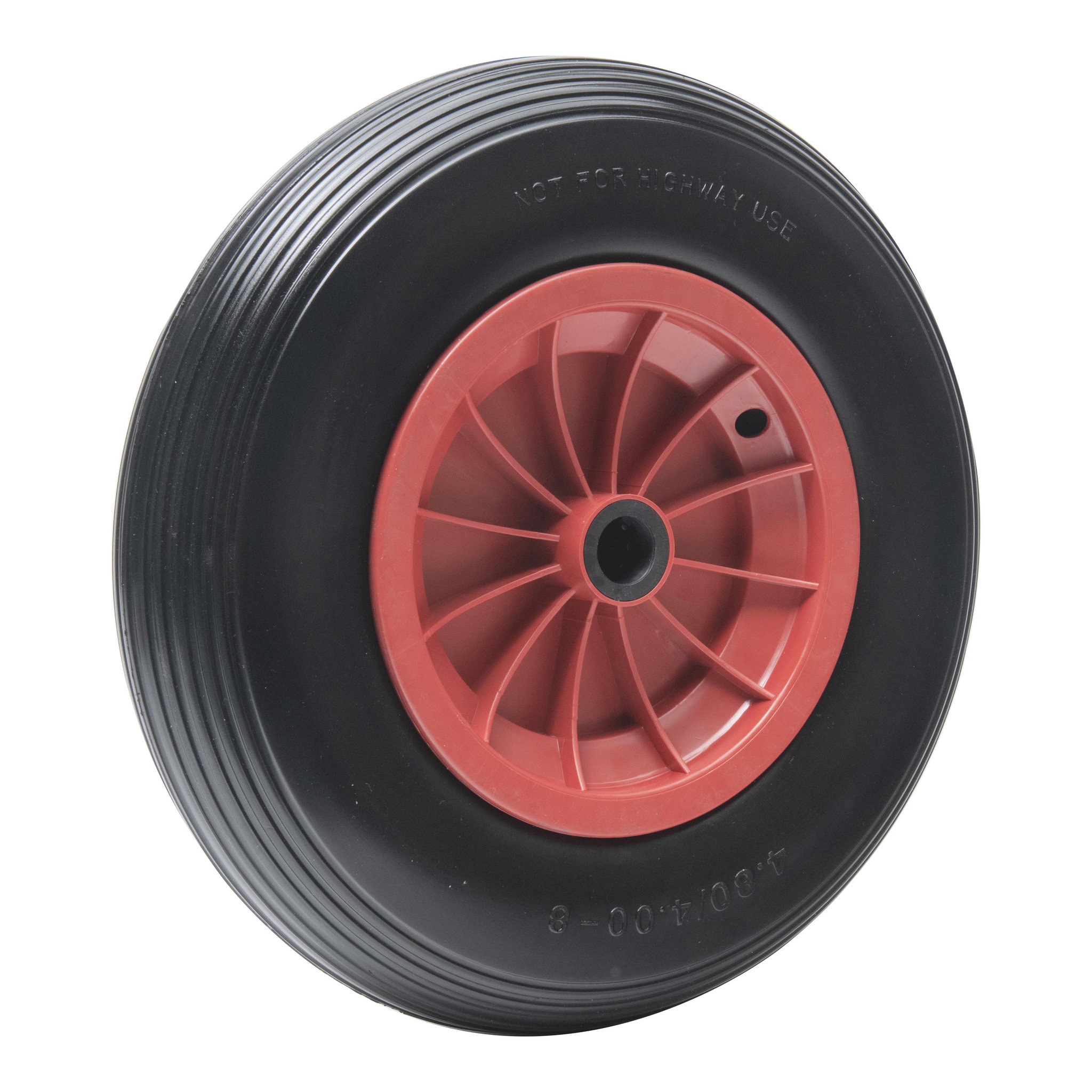 Voir la diapositive 4 :  Roue increvable 15''  385x75  Alésage 25mm Werkapro