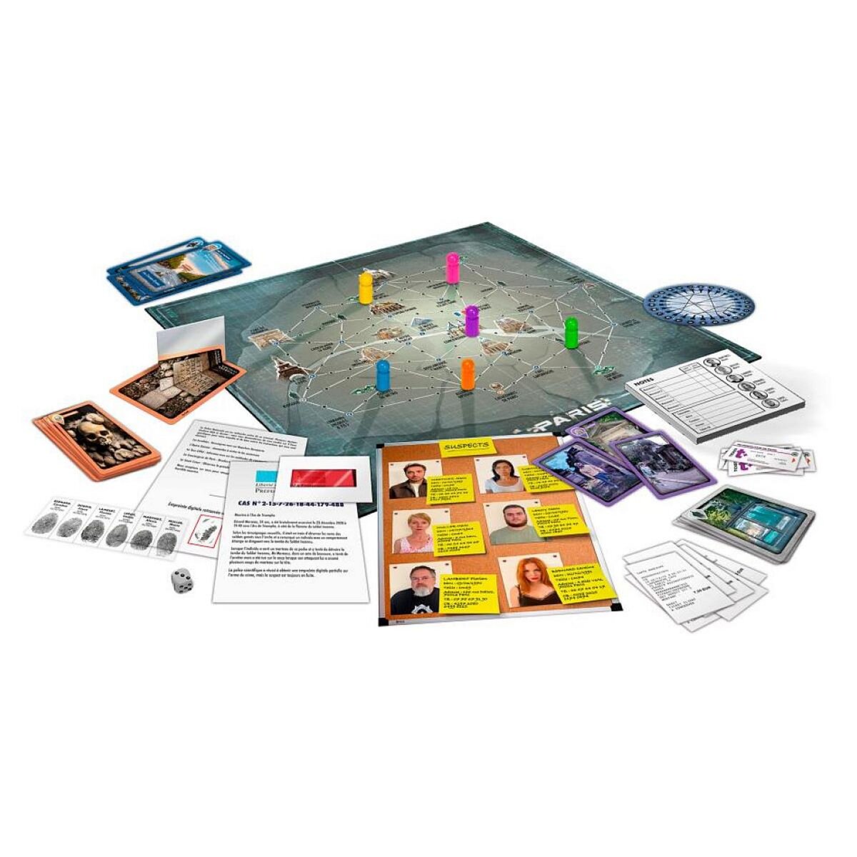 LANSAY Les mystères de paris Le jeu