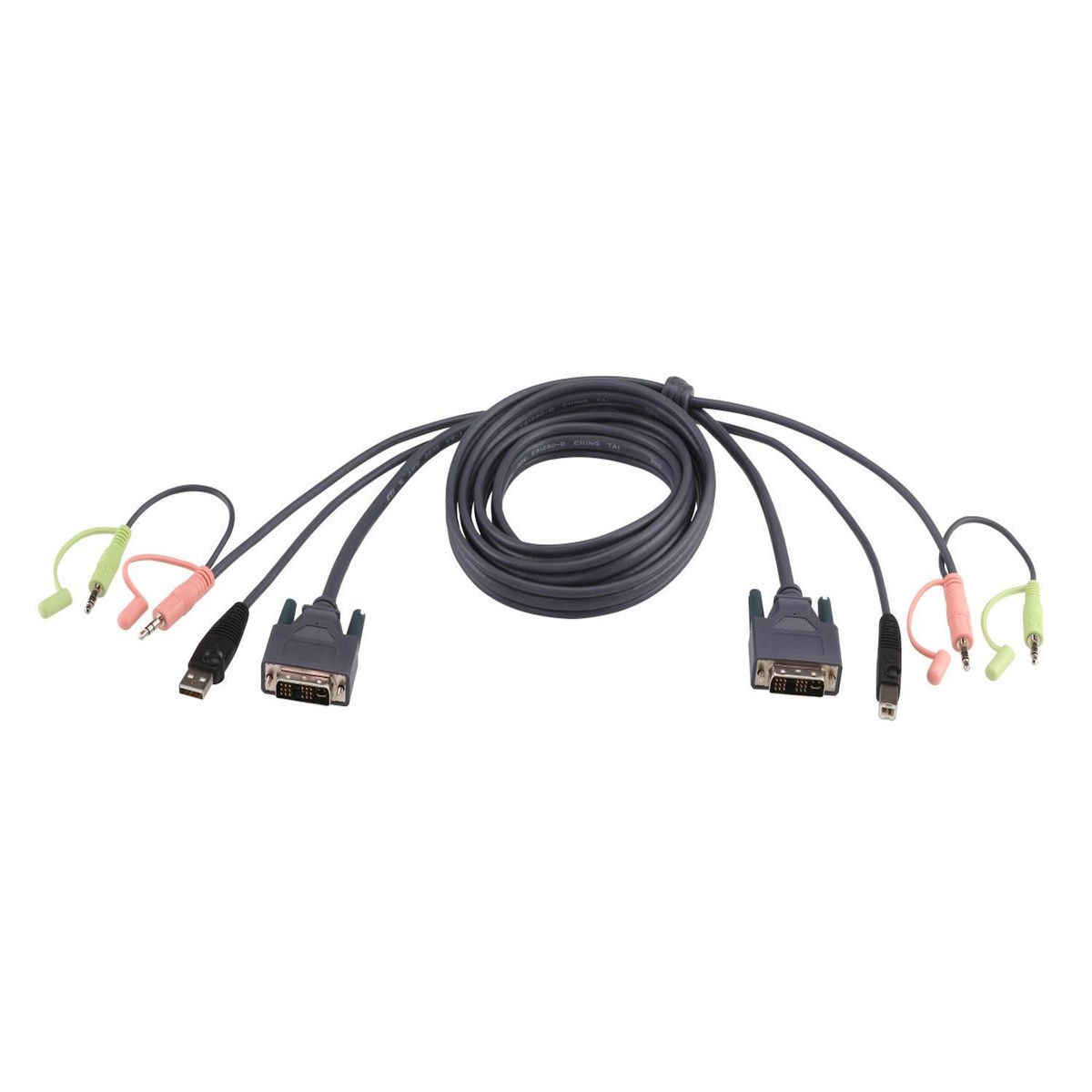 Aten ATEN Câble KVM DVI-D USB Single Link 5m