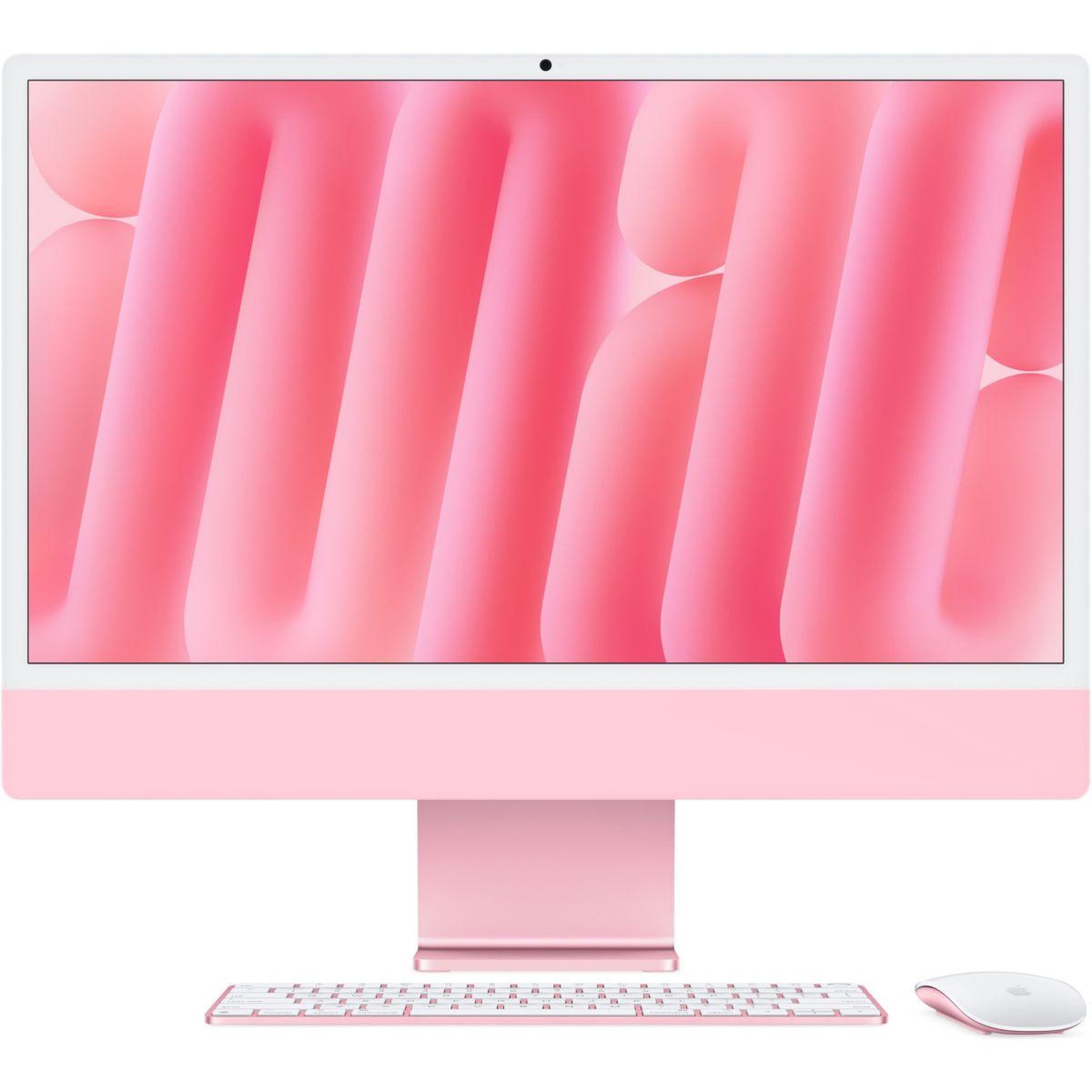 APPLE Ordinateur Apple 24  Ecran Retina 4,5K Puce M4 CPU 10 / GPU 10 coeurs Mémoire RAM 24Go Stockage 512Go SSD Rose